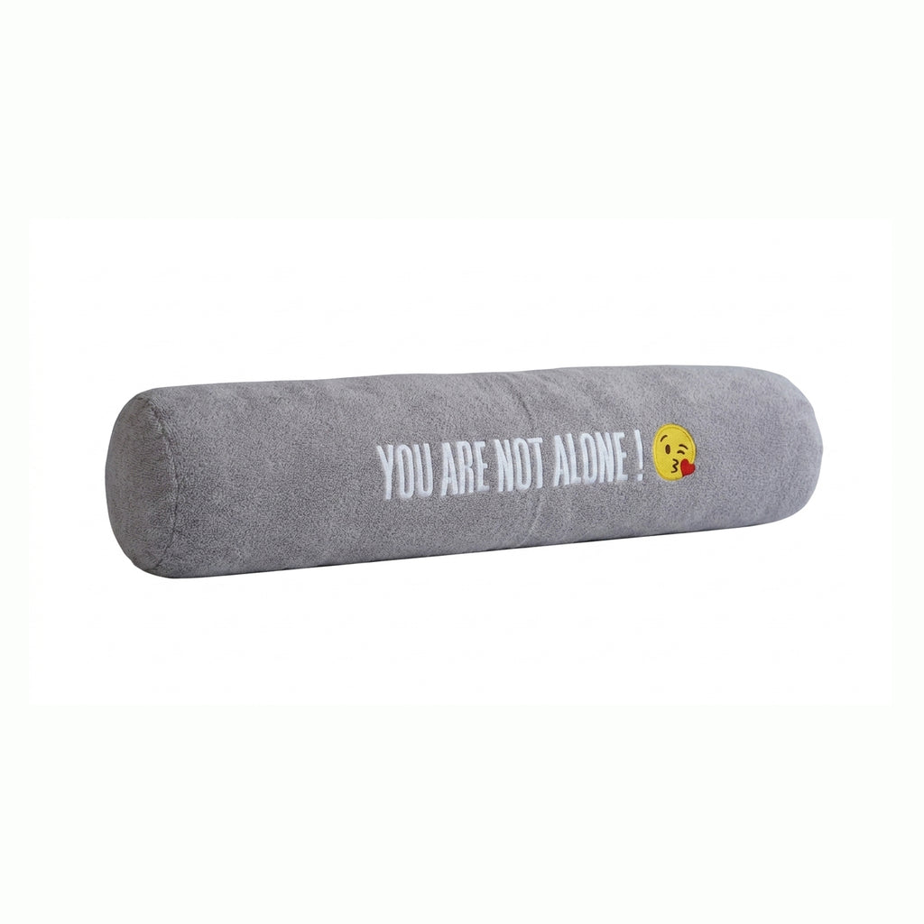 Hug Pillow 100×20 cm – Soft Polyester Body Pillow with Embroidered Text