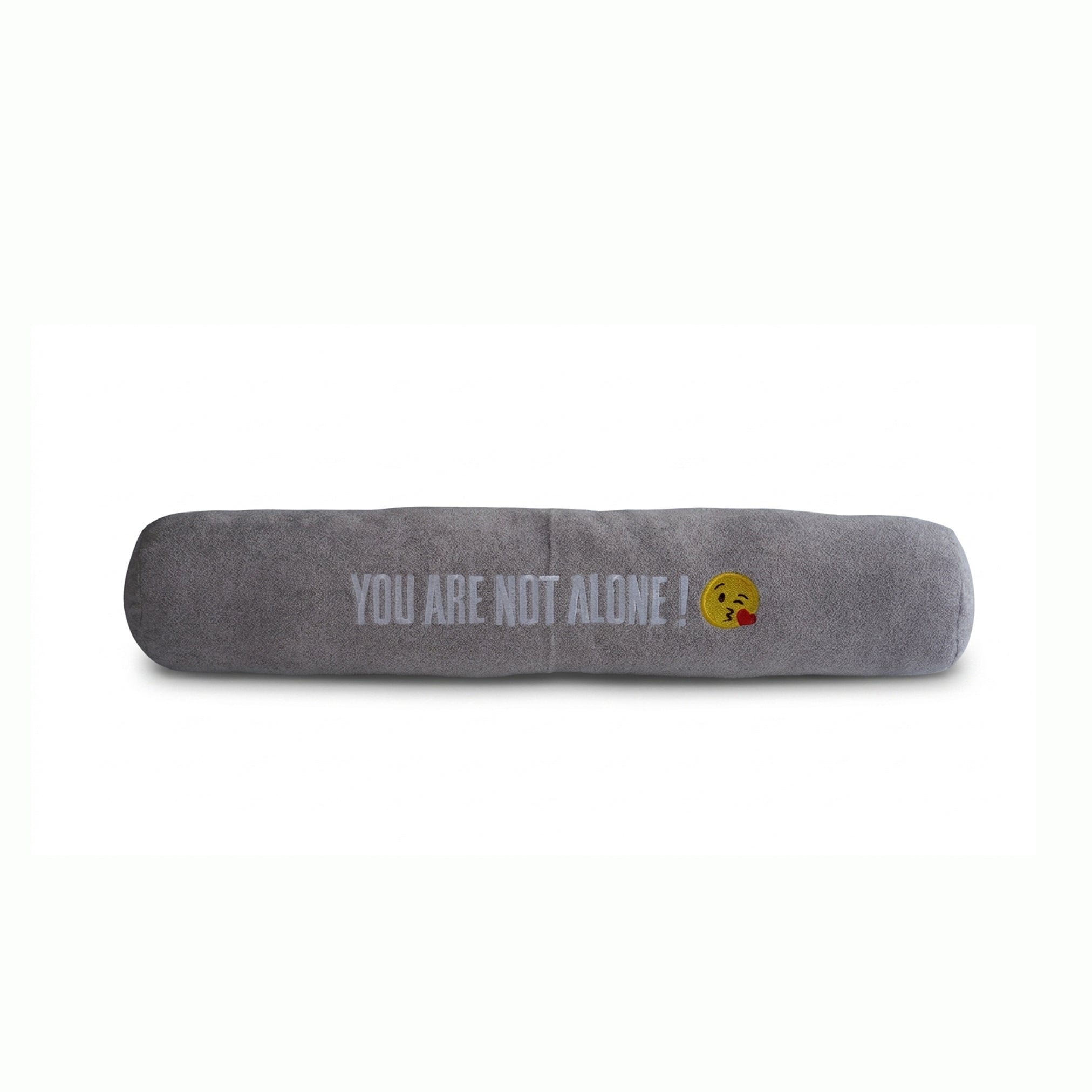 Hug Pillow 100×20 cm – Soft Polyester Body Pillow with Embroidered Text